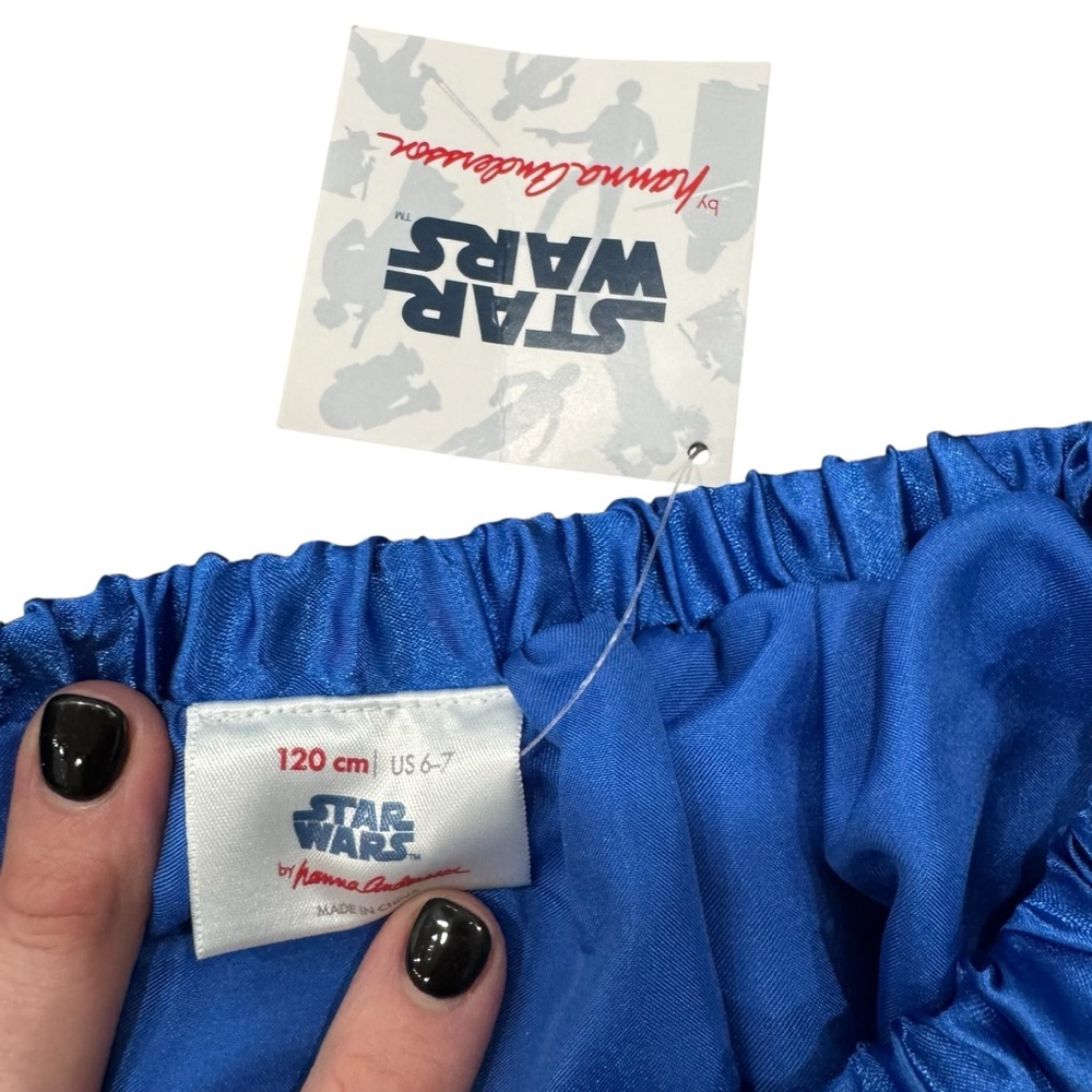 NWT Hanna Andersson BlueStar Wars R2-D2 Kids Skirt Sz 6/7 (120) - Picture 4 of 4